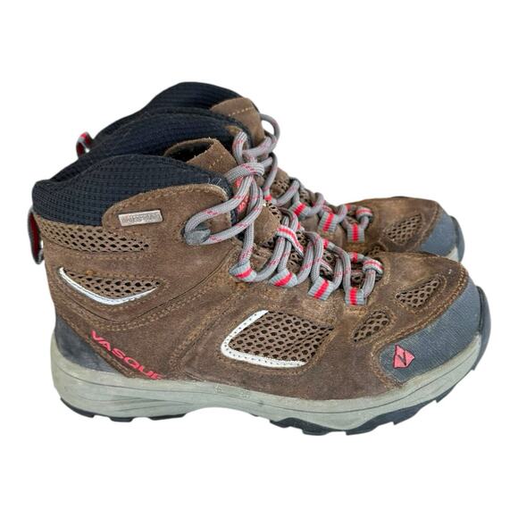 Boys Vasque Breeze III Hiking Boots Brown Waterproof Size 2 - Picture 3 of 12